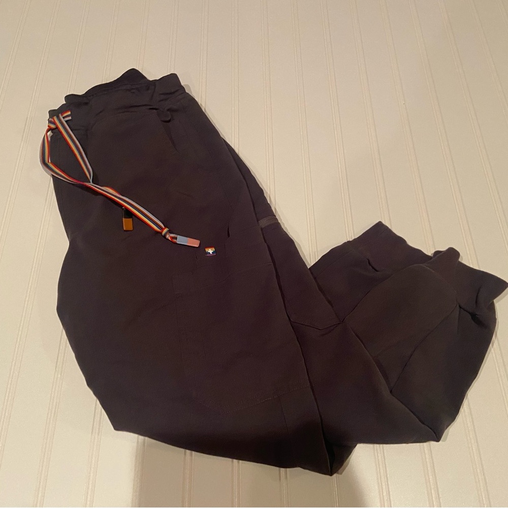 FIGS Pride Charcoal Zamora Joggers